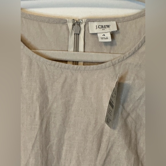 J.Crew| Linen-blend shift mini dress - Picture 6 of 8